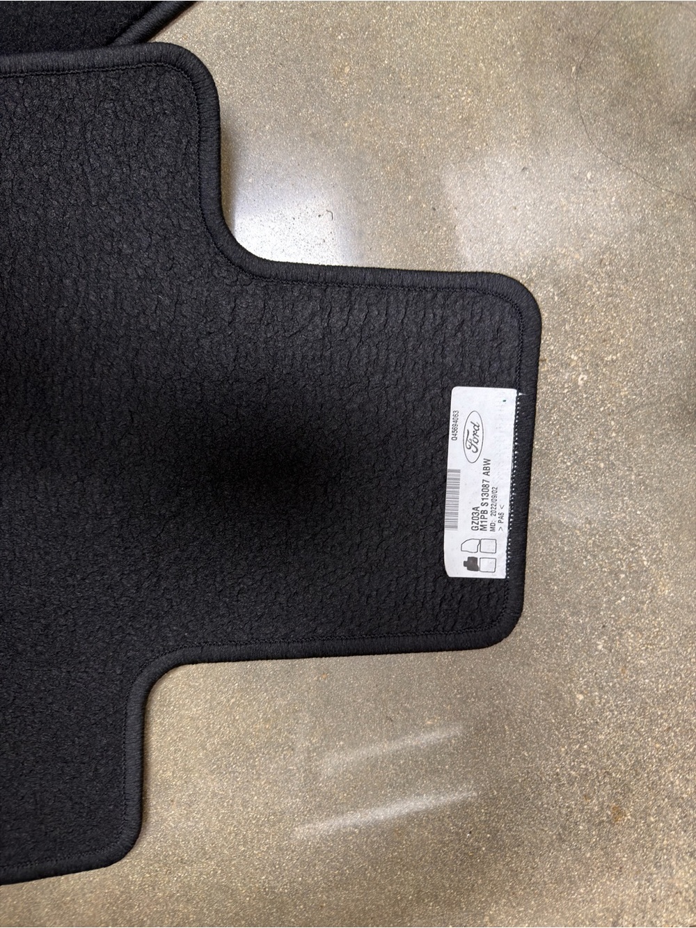 Ford Bronco sport Black Front Carpet Floor Mat - Picture 4 of 6